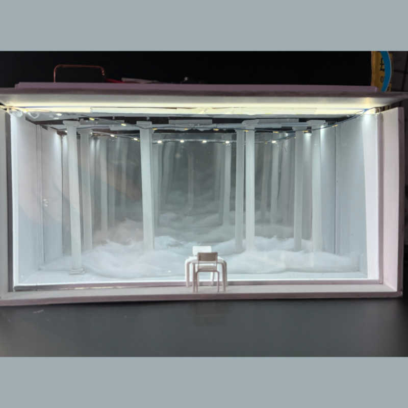 Handcrafted miniature worlds where the tiny becomes uncanny. Atmospheric dioramas, optical illusions and storytelling in 1:48, 1:144 and 1:24 scale.