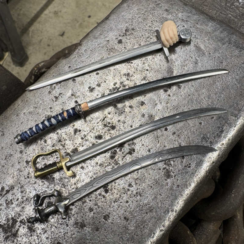 The Pocket Forge artisan of miniature weaponry for the modelling hobby