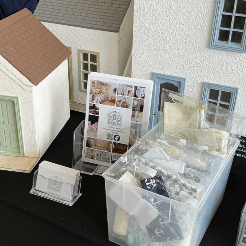 Specialising in handmade soft furnishings and miniature wooden furniture. Also small houses and beach huts.