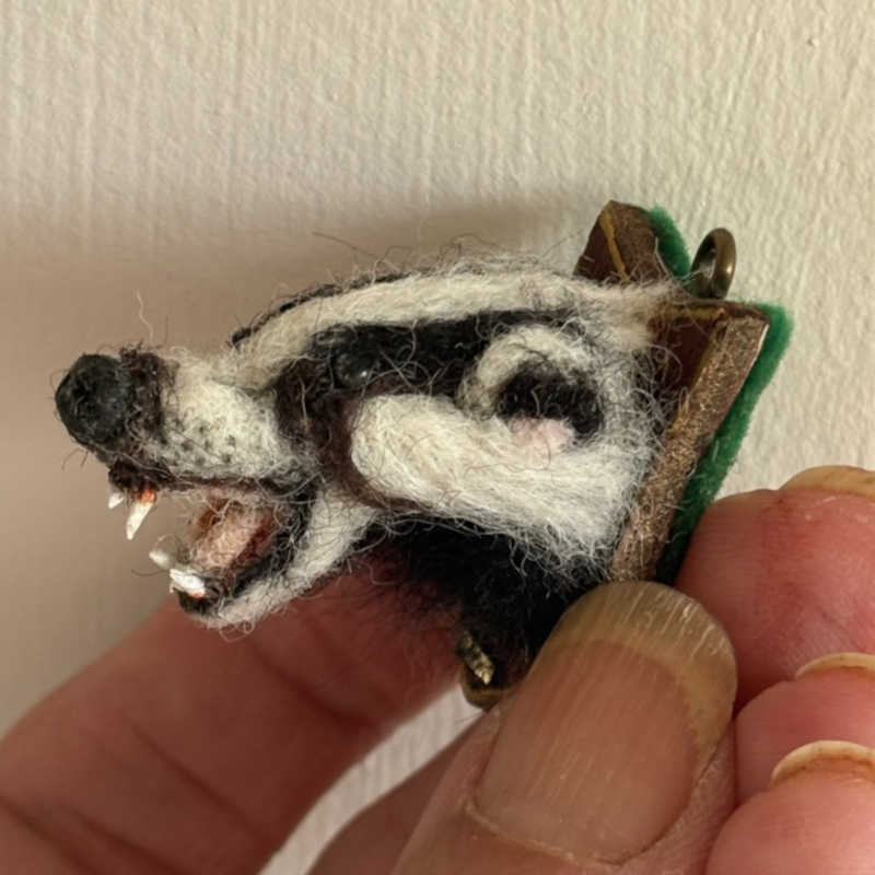 1/12th scale Hand made felted animals, butterfly displays & cases, Felted squirrels, mice & owls.